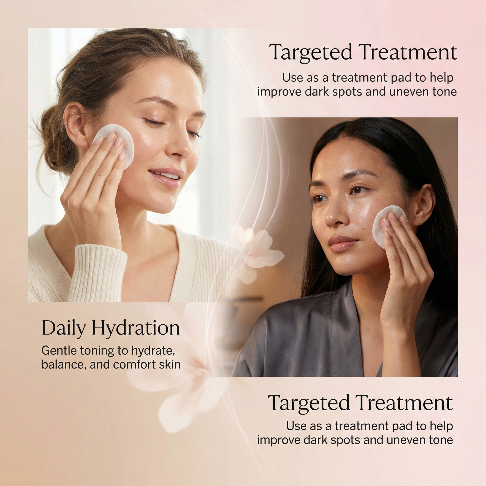 Sion Korean Toner Pads - Skincare for Dark Spots, Wrinkles & Dull Skin